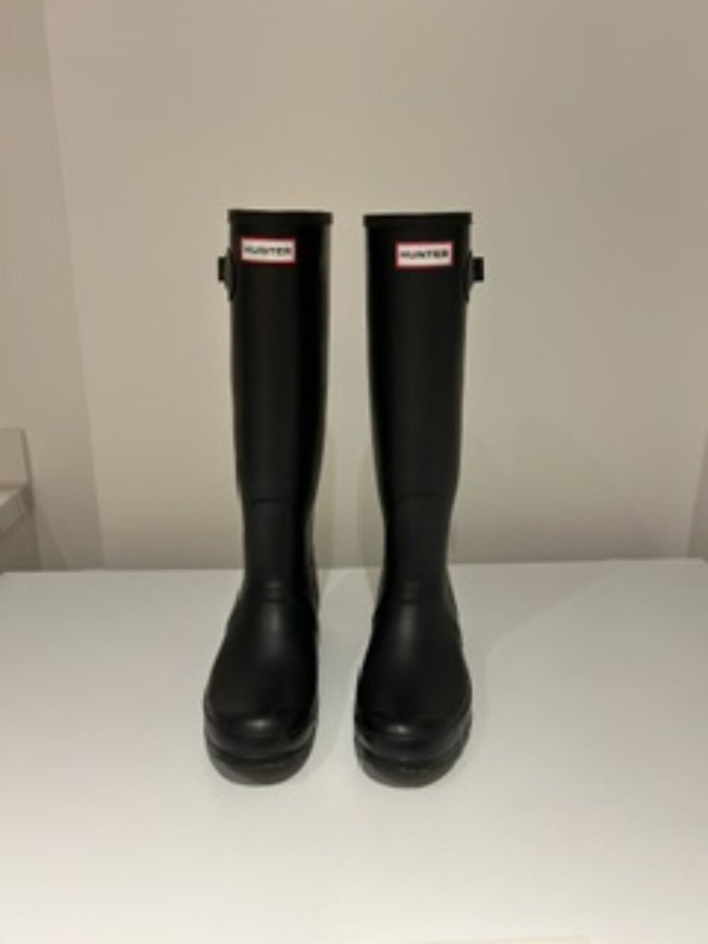 Hunter Tall Rainboot - Black Size 9